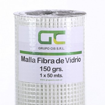 MALLA FIBRA DE VIDRIO 150 Grs. x M2.