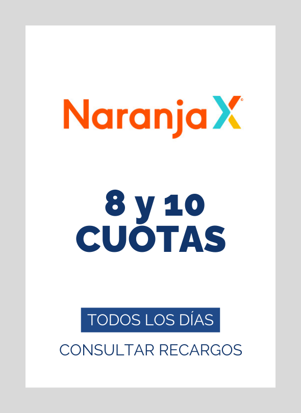 Naranja 8 y 10 cuotas